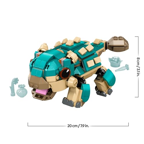 LEGO Jurassic World Bébé Bumpy, l’ankylosaure - Un Dinosaure pour Les Fans de La Colo du Crétacé et Les Enfants dès 7 Ans - Jouet de Construction sur Le Thème des Dinosaures et de l’Aventure 76962
