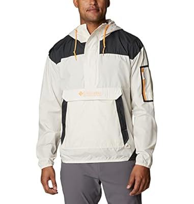 Columbia Challenger Windbreaker Chaqueta Cortavientos Ligera para Hombre Chalk/Shark Talla XL