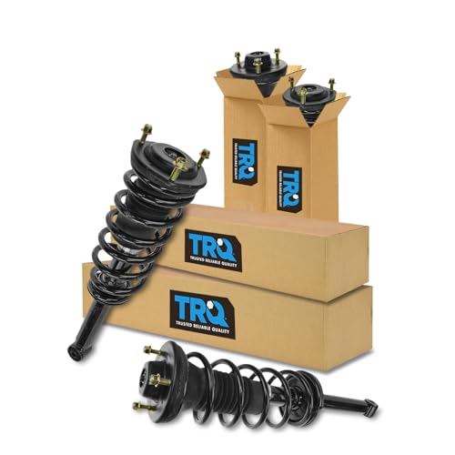 Image of TRQ Shock & Spring Assembly Front & Rear LH & RH Kit Set of 4 for 90-00 Lexus LS400