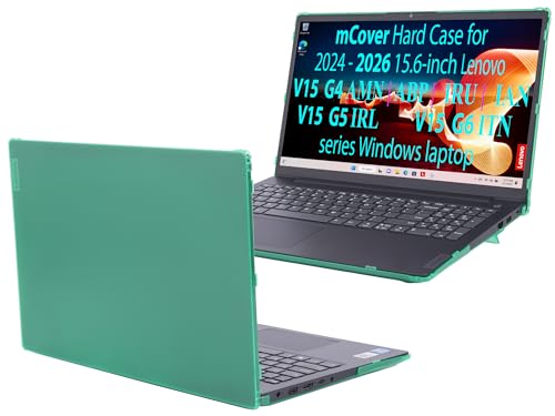 Funda Lenovo V15 G4 G5 G6 mCover de 15.6 pulgadas verde carcasa rígida protectora contra golpes