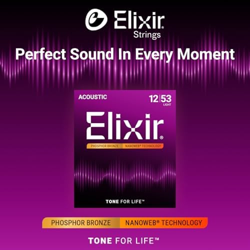 Elixir Phosphor Bronze Acoustic Guitar Strings with NanoWeb Coating - View 5