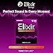 Elixir Strings, Acoustic Guitar Strings, Phosphor Bronze with NANOWEB Coating, Longest-Lasting Rich and Full Tone with Comfortable Feel, 6 String Set, Light 12-53