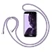 Produktbild ZhinkArts Handykette kompatibel mit Samsung Galaxy S7 - Smartphone Necklace Hülle mit Band - Handyhülle Case mit Kette zum umhängen in Lila