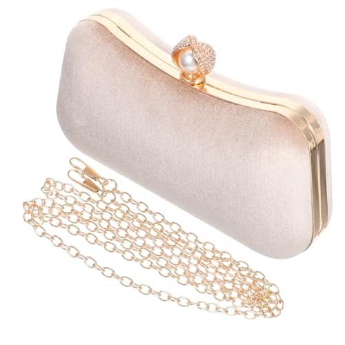 Sac de soirée perles femme avec portefeuille intégré pour banquet et plage