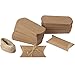 Juvale Kraft Pillow Boxes 4.7 x 2.2 Inches (100 Pack)