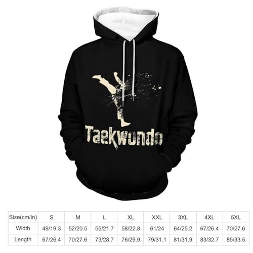 Vintage Taekwondo Casual Hoodies for Men Women Long Sleeve Sweatshirt Sweater Fall Outfits Tops2