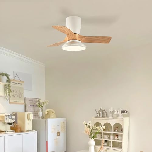 Ventilateur de plafond de 79 cm avec éclairage LED 48W et télécommande - 5