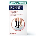 JOBST Relief Knee High Graduated Compression Socks 20-30mmHg - Comfortable Unisex Design with Silicone Dot Band - Closed Toe - Image 2