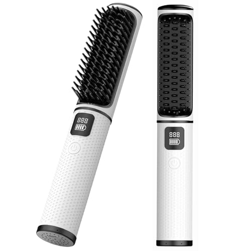 Cepillo Plancha de Pelo Mini Portátil Inalámbrico miniatura 1