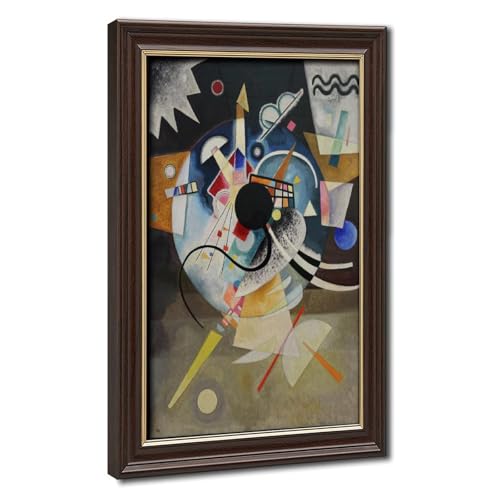 Toile Wassily Kandinsky A Centre cadre à suspendre 61 x 91.4 cm pour bureau