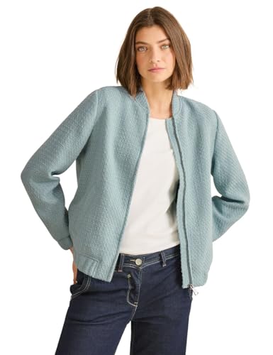 CECIL Damen B212594 Bouclé Blouson, cool salvia Green, L