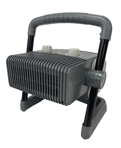 Remington Adjustable Portable Electric Space Heater with Overheat Protection for Garage, Jobsite or Workshop (REM-300A-120-B)