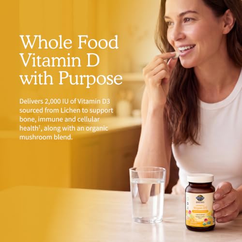 Garden of Life Organics Vegan D3 Chewables, Raspberry Lemon Flavored, 30ct - image 3