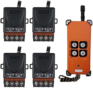 Universal 433mhz RF DC12V 24V 36V 48V 30A Relay 1CH Wireless Remote Control Switch for Pump/Light/LED/Motor - (Size: 433mhz)