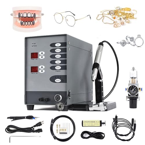 Modink Saldatrice Automatica Ad Arco Ad Argon A Punti Cnc, Saldatrice Laser Portatile Da 100 W, Kit Saldatore Permanente Per Gioielli, Alluminio Dorato Saldabile, Titanio, 50-600 A - 9