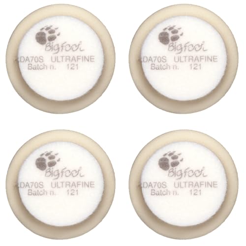 Image of RUPES 9.DA70S /4 Pack of 4 White D-A Ultra-Fine Polishing Foam Pads 70mm | Ideal for Paint Correction & Gloss Enhancement | Removes Extremely Fine Defects | Compatible with 2.75 inch Backing Plate