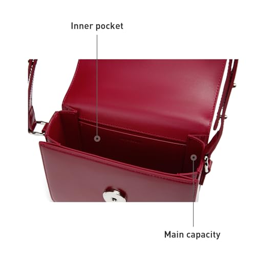 Image of LA FESTIN Genuine Leather Purse for Women Designer Shoulder Handbag Daliy