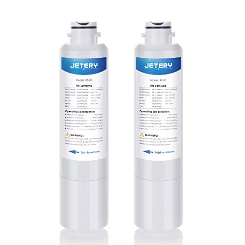 2 Pack Samsung DA29-00020B Refrigerator Water Filter Replacement Compatible With Fridge DA29-00020A, HAF-CIN, EXP 46-9101,DA29-00019A by JETERY