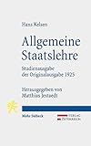 staatslehre buch  Allgemeine Staatslehre: Studienausgabe der Originalausgabe 1925
