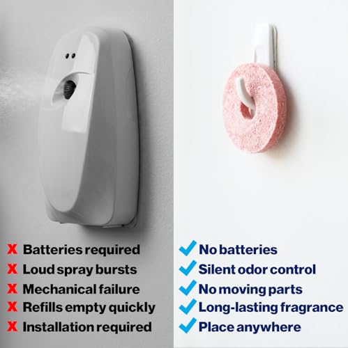 Image of Walex Deo-Disc Commercial Air Freshener Disc - Cherry Scent, 100-Pack