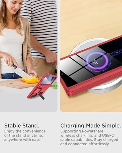 Coque rigide Galaxy Fold 7 Miimall avec béquille et verre de sécurité