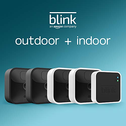 Blink Outdoor And Indoor (3Rd Gen) – Wireless, Hd Security Cameras With Two-Year Battery Life And Motion Detection – 4 Camera System #TOP4