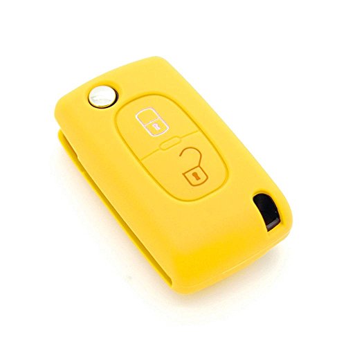 Funda de llave de silicona para Peugeot 207 - 307 - 308 - 407 con 2 botones