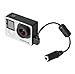 Stereo Microphone Adapter Microphone Adapter Cable Microphone Converter w/ 3.5mm MIC Jack+ Anti-Interference Ferrite Bead Filter+ Noise Reduction IC Compatible with GoPro Hero 4/3+/3