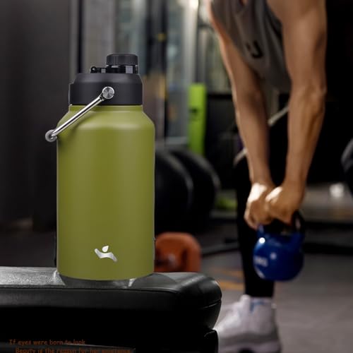 Image of Konokyo 87 oz Insulated Stainless Steel Water Bottle Jug with Handle