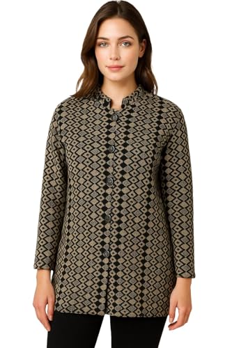 Image of Pivl Womens Winter Season Ban Neck Full Sleeves Sweater /Cardigan