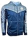 Men's Manchester City Full-Zip Hoodie, Licensed M. City Hooded Sweatshirt (AXL) Blue