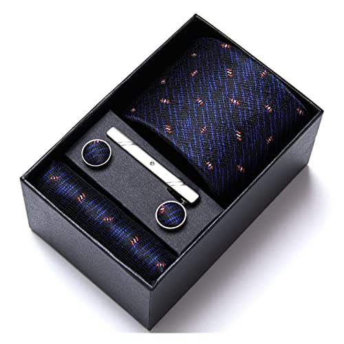 Set de corbata clásica para hombre en caja de regalo