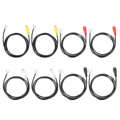 Cable de audio de extremo abierto RCA hembra a cable desnudo de 22 AWG para altavoces de audio