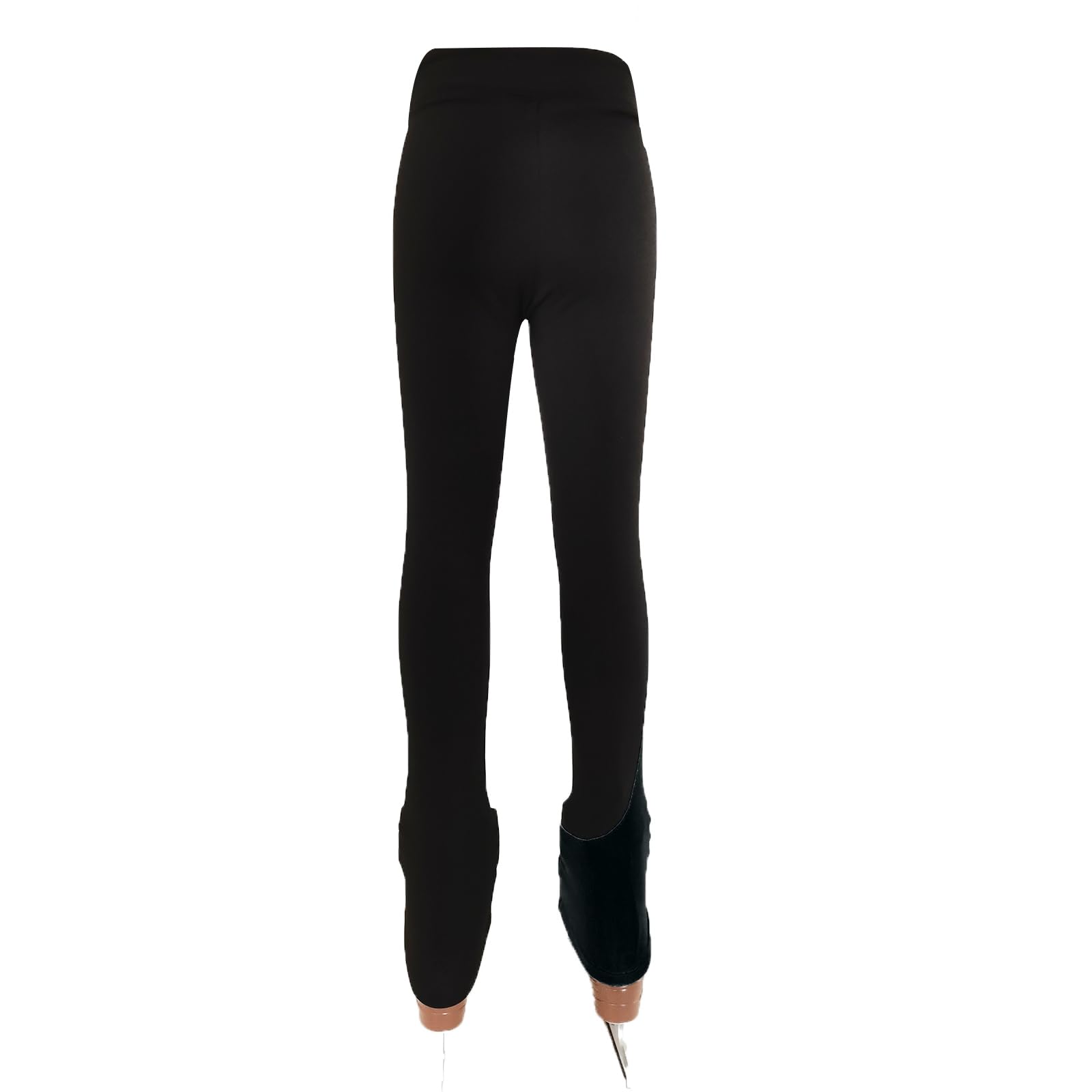 LIUHUO Eislaufhose für Mädchen und Damen aus elastischem Netz, Eiskunstlaufhose, Leggings mit Strass