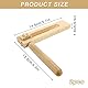 2 Stück Holzratsche Geräusche Maker, Holz Spinning Ratsche, Krachmacher, Holz Rassel Ratsche, Musikinstrument für Kinder, für Spiele Parteien Veranstaltungen, Sportveranstaltungen