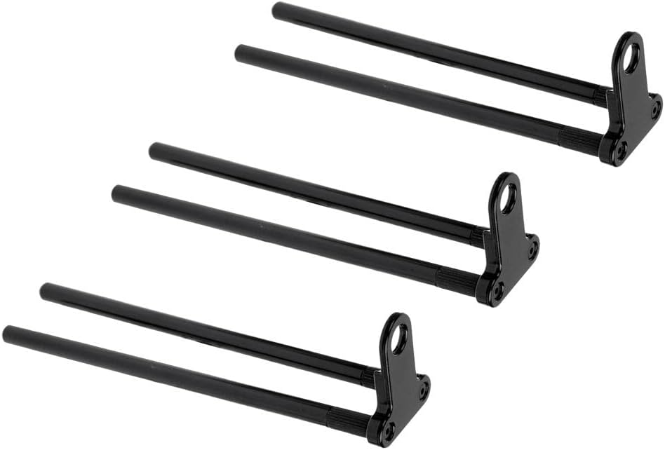 3 Pieces Aluminium Alloy Fishing Snag Bars Ears Connect with Fishing Bite Alarms Carp Fishing Tackle Fishing Rod Connector
