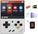 Miyoo Mini Plus Handheld Game Console 3.5 inch Classic System Retro Video Games Consoles Portable Rechargeable Hand Held 64G with Case (White)