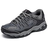 Skechers Sport Men's Afterburn Memory Foam Lace-Up Sneaker,Navy,8 M US