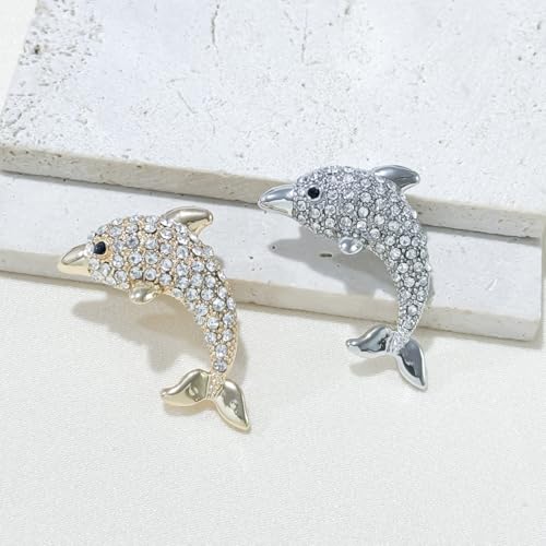 Image of women's animal brooch, rhinestone pearl cubic zirconia high-end temperament animal insect brooch clothing paired with jackets, pins, brooches suitable for women and girls