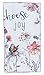 Kay Dee Designs Kitchen Towel Set (2 pc) - Choose Joy and Live Simply - Terry Hand Towels,White