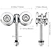 2Pcs Wheel Trolley Assembly Barn Door Rollers for 1-3/4