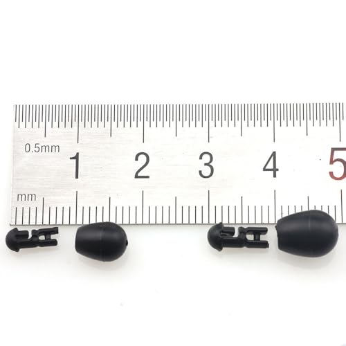60 piezas de cuentas rápidas para pesca carpa miniatura 2