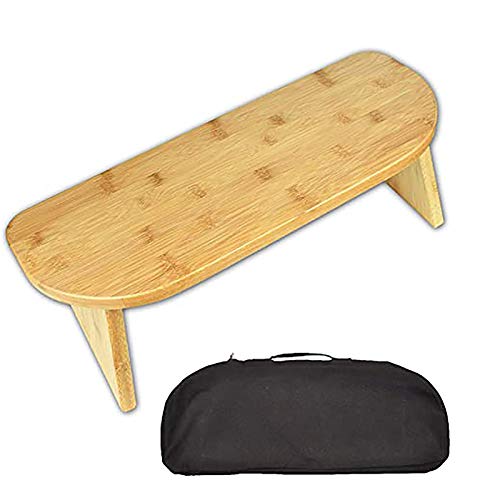 Faltbare Meditationsbank, Perfekte Kniende Hocker Ergonomische Yoga-Bank, Hergestellt Aus Erneuerbarem Bambus Cover