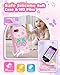 Eltrynic Kids Smart Toy Phone Girls Toy, Toddler Touchscreen Game Phone for 3 4 5 6 7 Year Old Girl Boy, Christmas Birthday Gifts for Children Age 3-7, MP3 Music Player with Dual Camera (Pink)