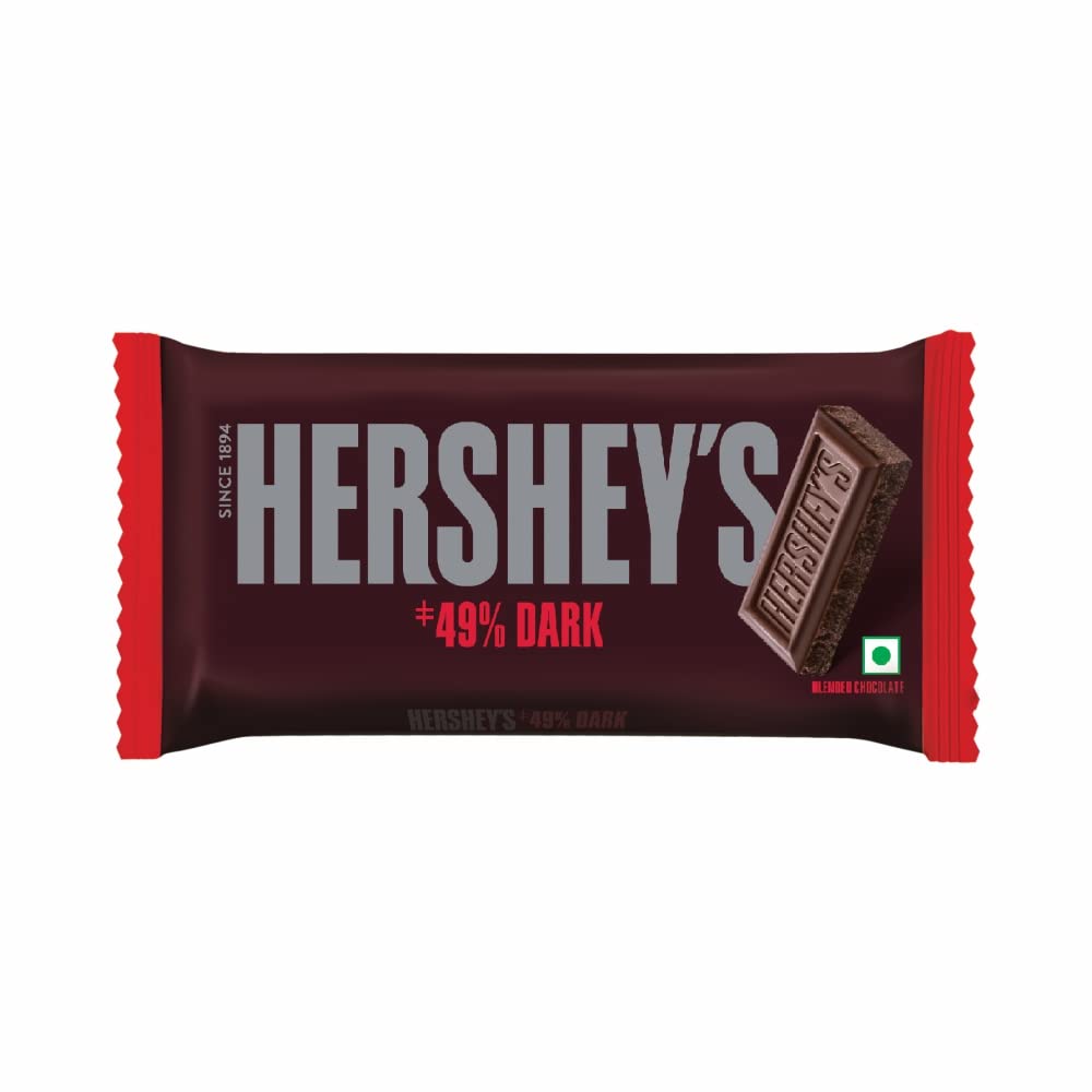 HERSHEY'S Dark Bar | Deliciously Dark Cocoa Rich Chocolate - 100 Gm