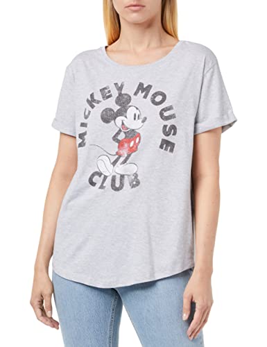 Disney Mickey Mouse Club T-Shirt, Grey (Sport Grey SPO), 38 Femme