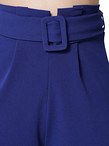 Image of KOTTY Women's High Rise Viscose Rayon Relaxed Fit Korean Trousers