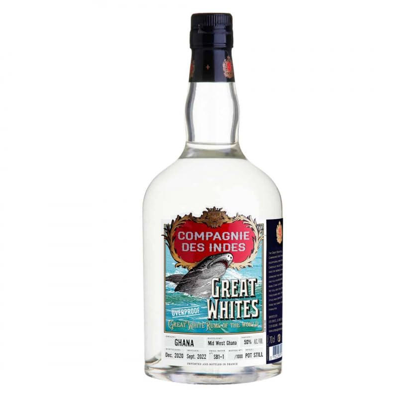 Compagnie des Indes Ghana Great White Rum | Overproof