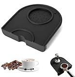 Alfombrilla de prensado café compacta de silicona,Alfombrilla tamper antideslizante con protección del borde,alfombrilla barista para portafiltro,apta para lavavajillas,accesorios espresso cocina bar