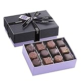 Sin alcohol WEISS - Ballotin de praliné de chocolate surtido, 250 g, 22 piezas